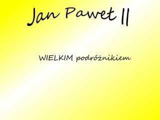 jan pawe ii
