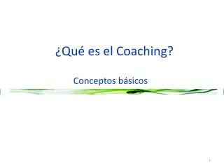 qu es el coaching