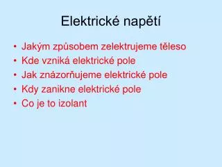 elektrick nap t