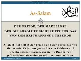 as salam