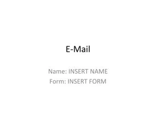 E-Mail