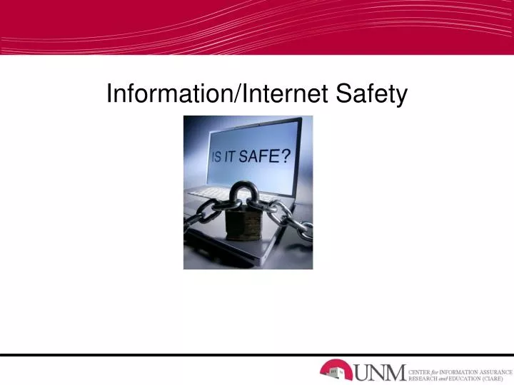 information internet safety