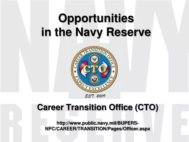 opportunities in the navy reserve