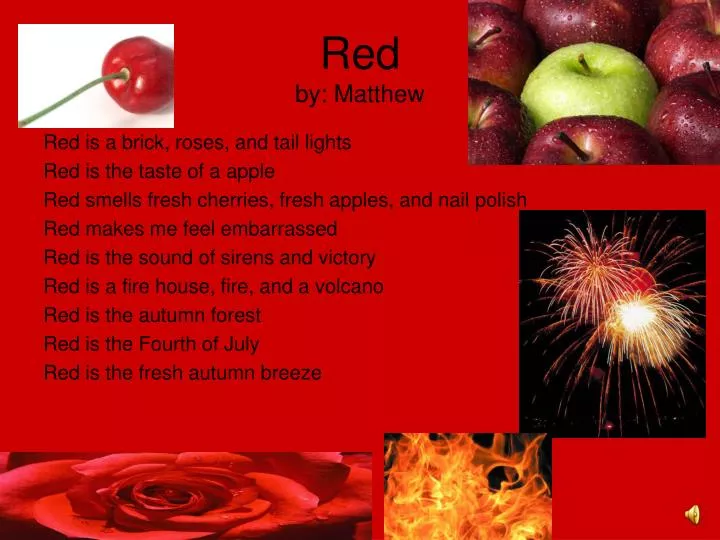 red by matthew
