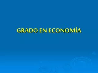 grado en econom a