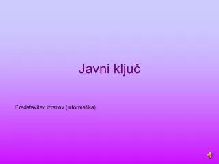 javni klju