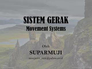 sistem gerak movement systems