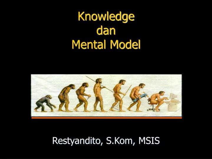 knowledge dan mental model