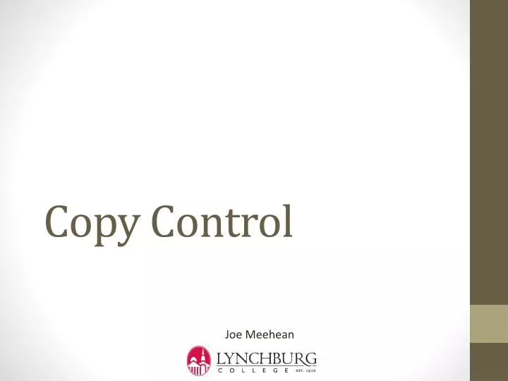 copy control