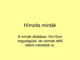 h mz s mint k