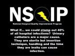 National Surgical Quality Improvement Program - slide 1