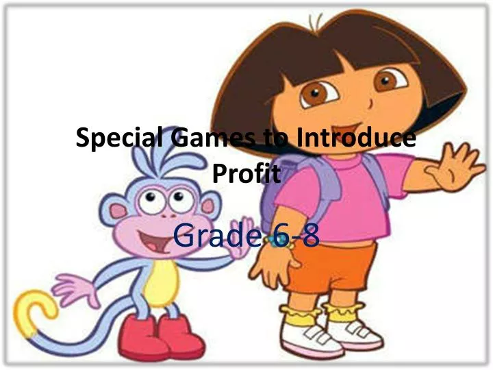 special games to introduce profit