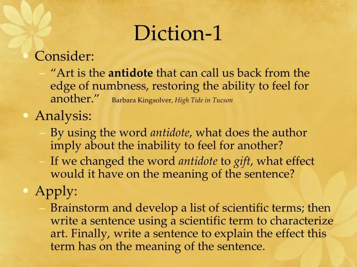 diction 1