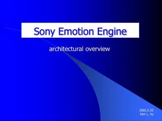 Sony Emotion Engine