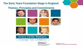 The Early Years Foundation Stage in England: Themes, Principles and Commitments