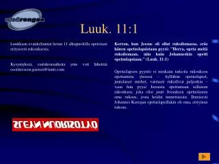luuk 11 1