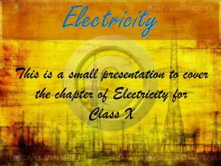 Electricity