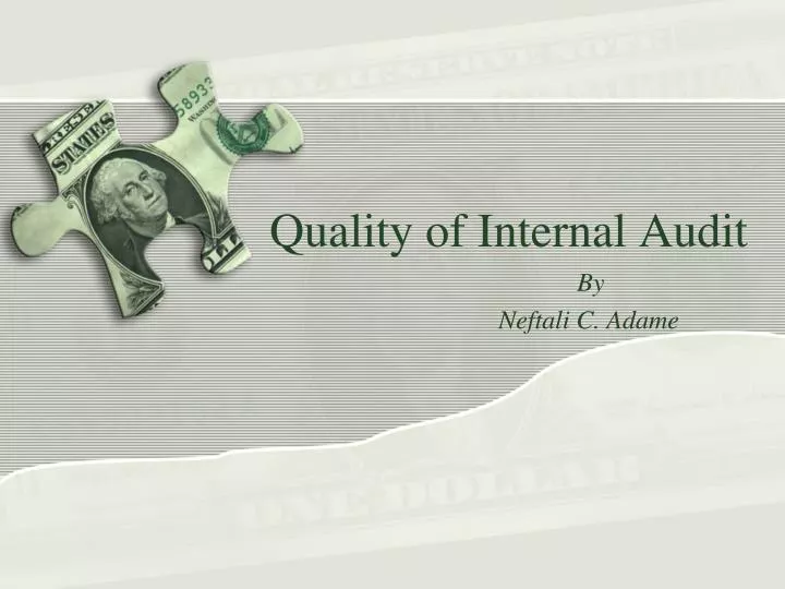 quality of internal audit