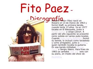 fito paez discograf a