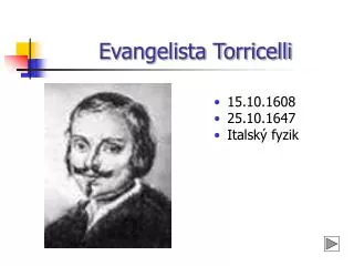 evangelista torricelli
