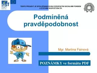 podm n n pravd podobnost