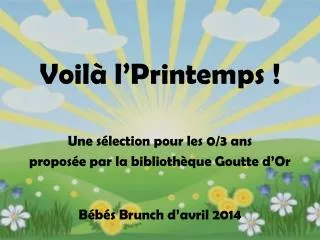 voil l printemps