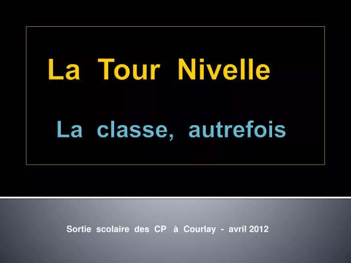 sortie scolaire des cp courlay avril 2012