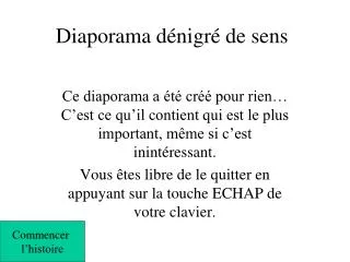 diaporama d nigr de sens
