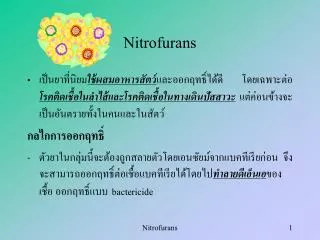 nitrofurans