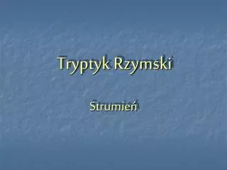 Tryptyk Rzymski