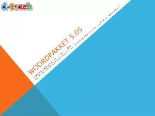woordpakket 5 05