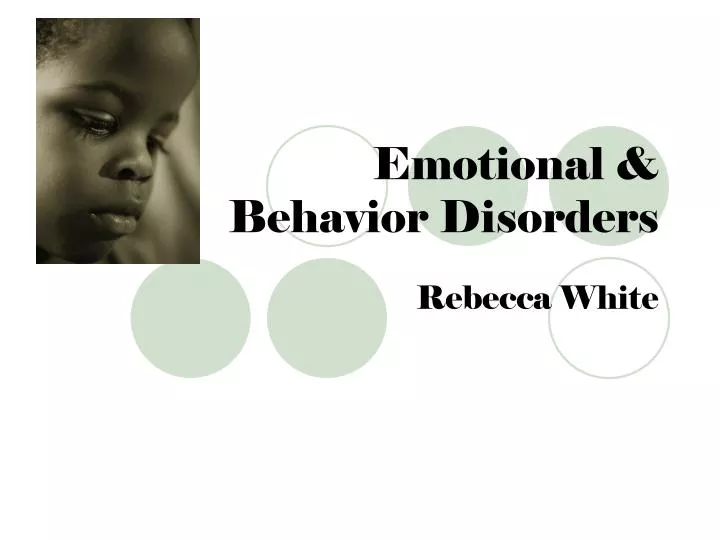 emotional behavior disorders