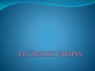 fryderyk chopin