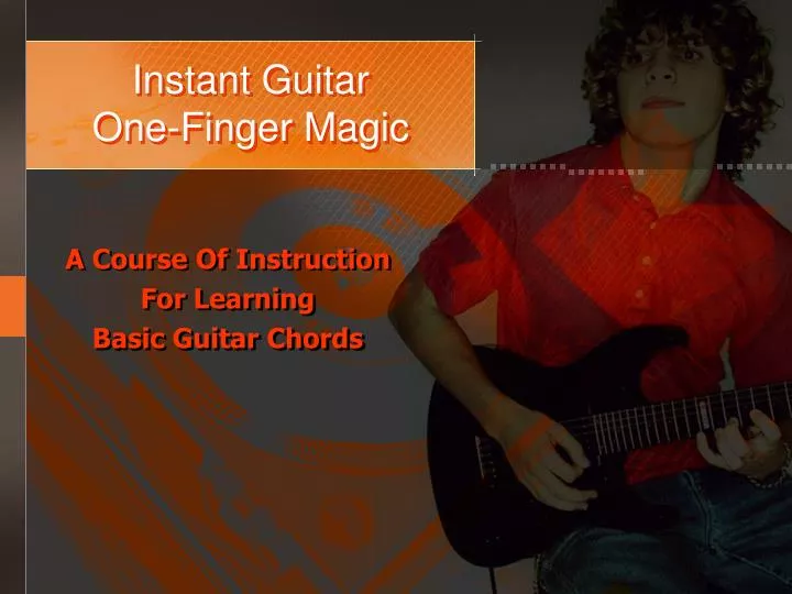 instant guitar one finger magic