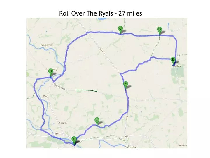 roll over the ryals 27 miles