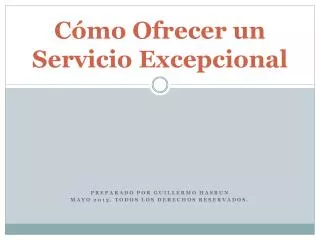 c mo ofrecer un servicio excepcional