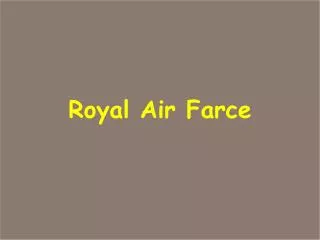 royal air farce