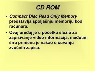 cd rom