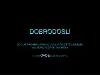 dobrodosli