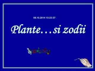 plante si zodii