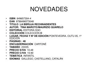 novedades