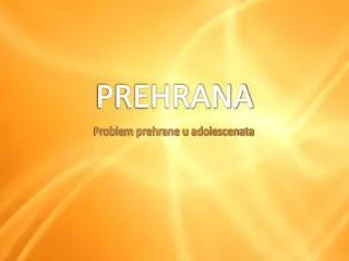 prehrana