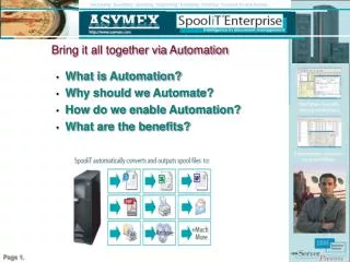 Bring it all together via Automation