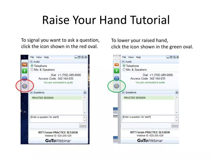raise your hand tutorial