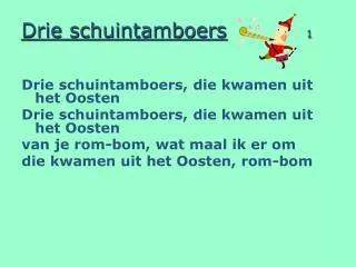 drie schuintamboers 1