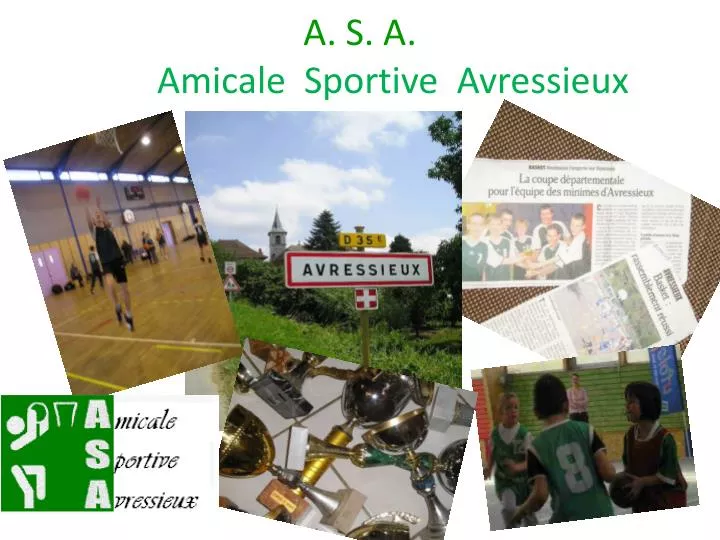 a s a amicale sportive avressieux
