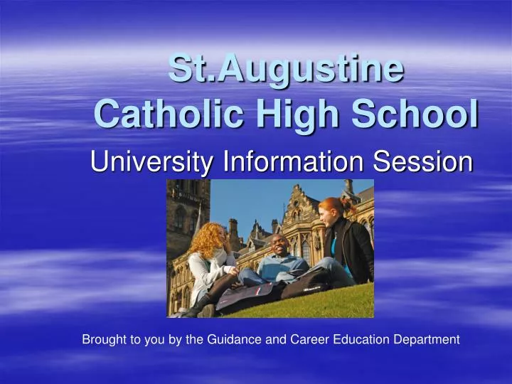 st augustine catholic high school