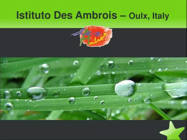 istituto des ambrois oulx italy