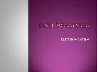 eesti rkamisaeg