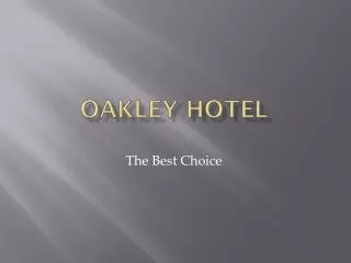Oakley Hotel